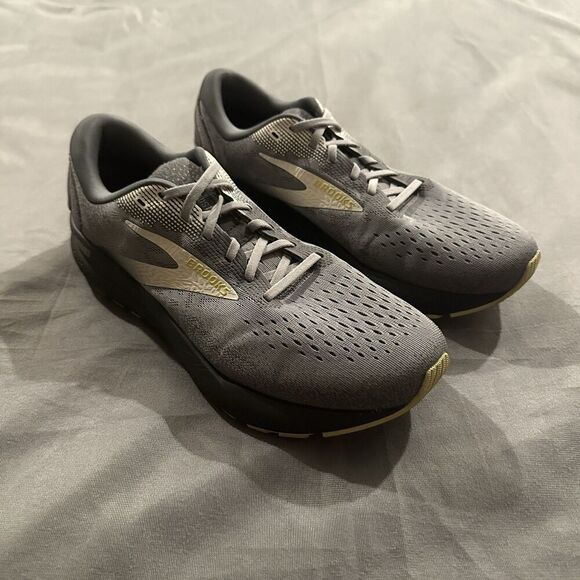 Brooks Ghost 16 Sneakers Mens 10.5 D Primer Gray Lime 1104181D040 Road Running main image 8